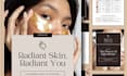 design canva skincare ebook beauty routine workbook guide