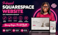 edit, redesign and develop a squarespace website