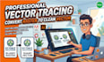 do vector tracing from your image