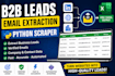 develop an ai email scraper for b2b leads, sales and marketing