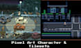 create pixel art character top down tilesets sprite sheets background game asset