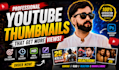 create professional youtube reaction video thumbnails