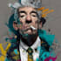 make a modern street art graffiti logo