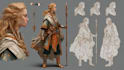 illustrate fantasy art creatures and characters