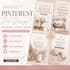 design aesthetic pinterest pins in canva