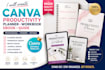 create canva productivity planner workbook ebook guide journal template