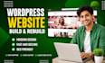 design, redesign, build, rebuild, or customize wordpress website