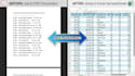 convert scanned PDF to editable excel or CSV