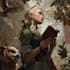 draw fantasy book cover, illustration