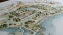 do custom watercolor wedding map