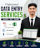 do accurate data entry, PDF to excel, accurate transcription