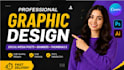 design modern thumbnails, posts, and banners