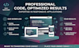 develop a modern responsive landing page