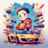 design premium custom vector art illustration and flat graphics