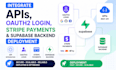 integrate apis oauth2 login stripe payments and supabase backend deployment