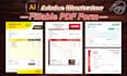 design receipt, invoice, fillable pdf form or excel