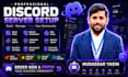 build a custom discord server setup with bots and roles