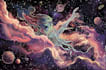create high quality cosmic illustrations