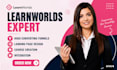set up your online course platform on learnworlds to sell courses