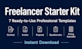 provide a complete freelancer starter kit with contract invoice and proposals