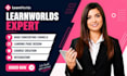 design an elearning course, learnworlds online course, or genially presentation