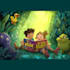 create a magical childrens book cover illustration