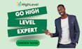 do complete gohighlevel setup, ghl saas onboarding, and snapshots