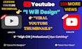 design catchy youtube thumbnail in canva pro