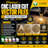 design cnc laser cutting vector files in coreldraw cdr