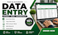 do fast and accurate data entry