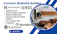build ionos redesign ionos website durable ai website wordpress hostinger websit