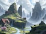 design detailed fantasy landscapes and environments
