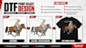create print ready tshirt designs with halftone dtf