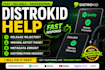 fix distrokid issues, spotify artist problems and music distribution error