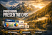 create professional and modern presentations