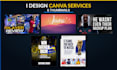 design clean youtube thumbnails and service images