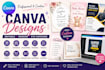design invitations flyers and social media posts