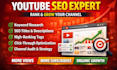 be your youtube seo expert