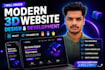 build a premium frontend website with react and tailwind