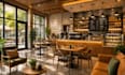 design restaurant commercial kitchen cafe facade 3d render