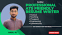 write a professional ats friendly resume