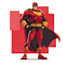 create superhero cartoon character for you