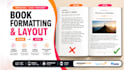 format ai content manuscript cleanup, KDP formatting, print ready book paperback