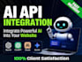 integrate openai, chatgpt, claude, gemini or any ai API into your website