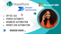 create sharepoint intranet portal, microsoft, power automate, powershell
