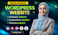 build wordpress websites or redesign your existing site professionally