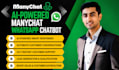 do ai manychat whatsapp business chatbot automation setup