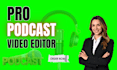 do video podcasts, zoom podcast editing professionally