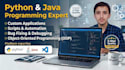 do java, and python programming and coding tasks