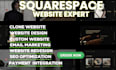 design, redesign, clone, build squarespace website,  squarespace website expert
